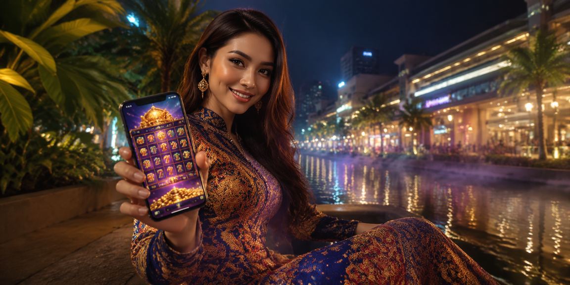 Suasana pertaruhan sukan tempatan di Johor Bahru dengan motif batik Malaysia yang khas